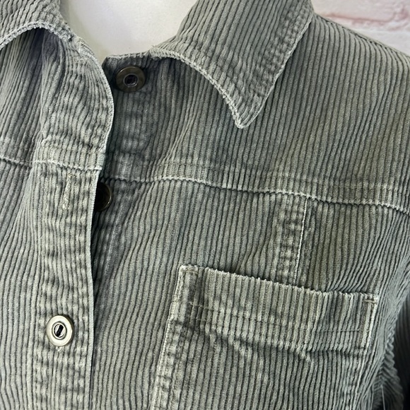 Vintage Dressbarn Button Down Corduroy Shacket Medium - Picture 2 of 7